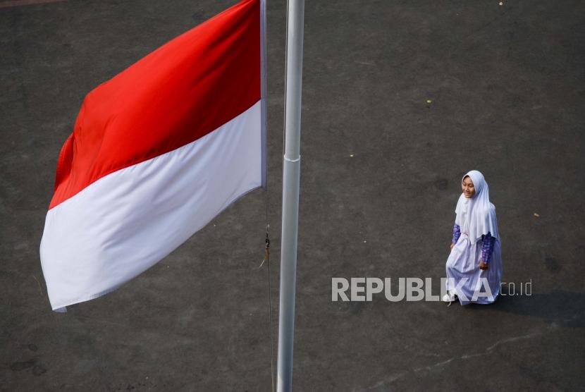 Bendera Indonesia berkibar (ilustrasi)