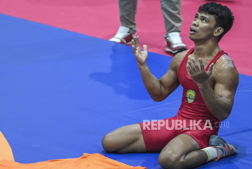 Pegulat  M. Aliansyah masuk tim gulat Indonesia pada SEA Games Hanoi.