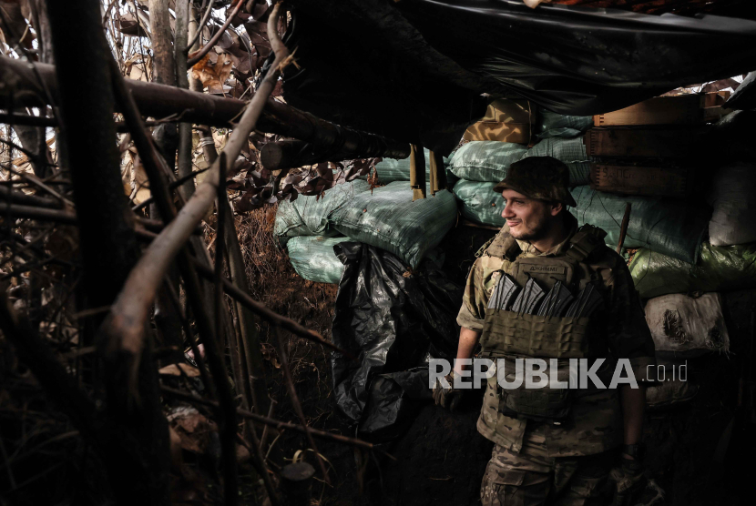 Kementerian Pertahanan mengungkapkan tentara Rusia mencaplok pemukiman Klishchiivka di Ukraina, Rabu (22/5/2024). 
