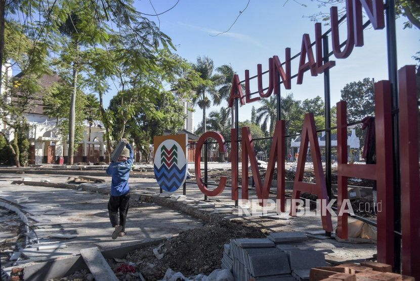 Melihat Progres Revitalisasi Alun Alun Cimahi Republika Online