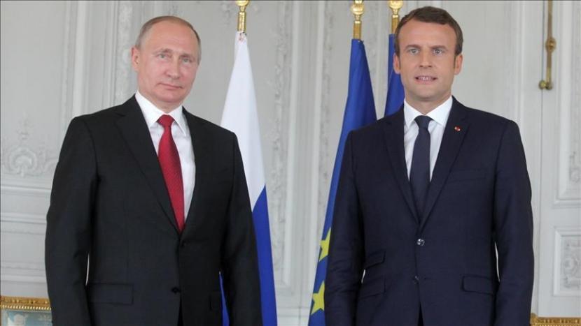 Presiden Rusia dan Prancis memastikan kesiapannya untuk berkoordinasi lebih jauh seputar kawasan  - Anadolu Agency