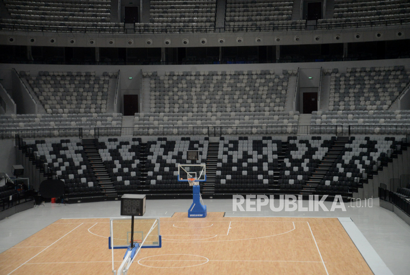 Suasana Indonesia Arena Gelora Bung Karno (GBK), Senayan, Jakarta, Selasa (11/7/2023). 