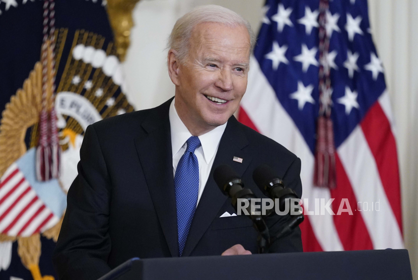 Presiden Joe Biden. Sekretaris Pers Gedung Putih Jens Psaki mengatakan, Presiden Amerika Serikat (AS) Joe Biden tak memiliki rencana mengunjungi Kiev, Ukraina.