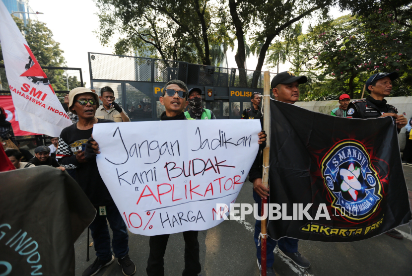Pengemudi Ojol Kembali Demo, Tuntut Pemerintah Batasi Komisi Aplikator