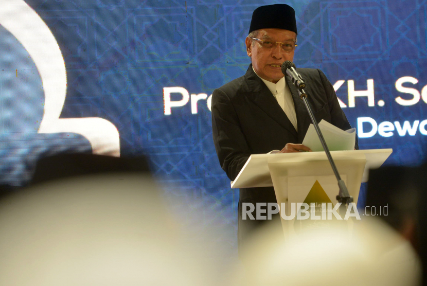 Ketua Dewan Pembina Islam Nusantara Foundation (INF) KH Said Aqil Sirodj. Kritik Kiai Said terkait pajak merujuk pada keputusan NU 