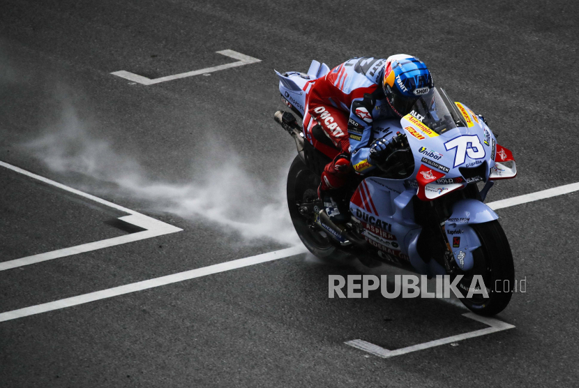 Pembalap MotoGP Spanyol Alex Marquez dari Gresini Racing (ilustrasi)