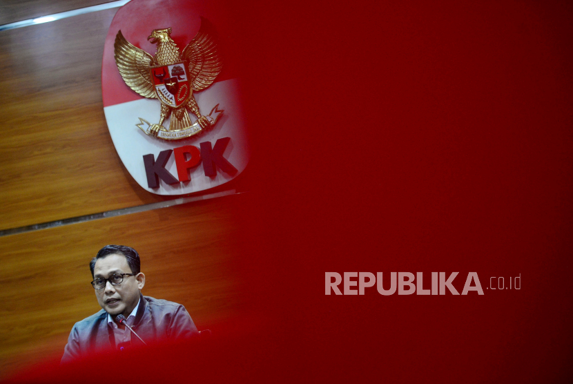 Jubir KPK Ali Fikri. KPK sebut akan memproses laporan terhadap Bupati Bandung Barat Hengki Kurniawan.