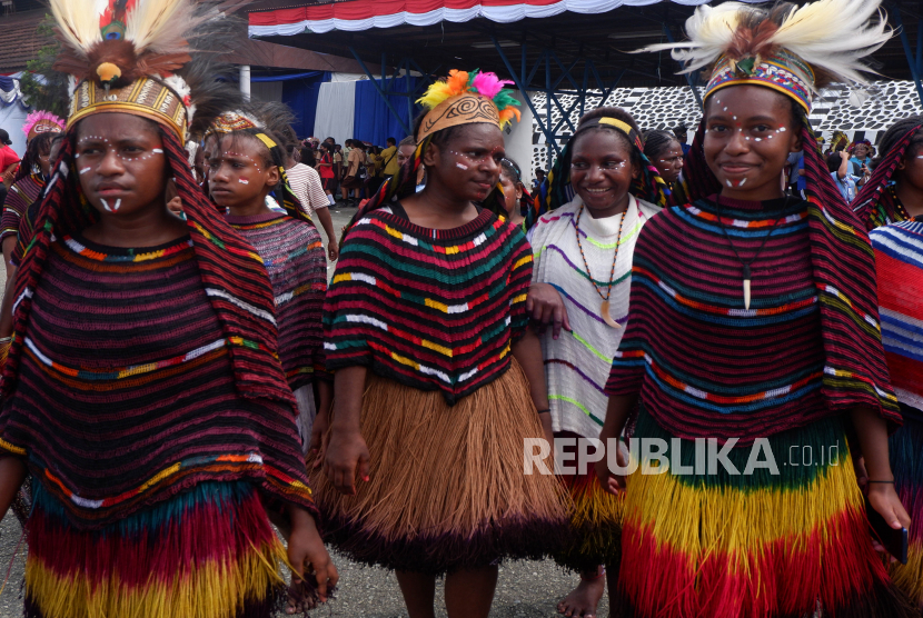 Ilustrasi wanita asal Papua.