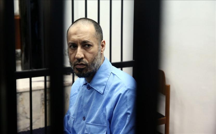 Putra eks-pemimpin Libya Muammar Khaddafi dibebaskan dari penjara di Tripoli pada Ahad (5/9).