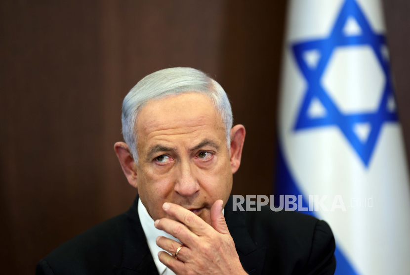 Perdana Menteri Israel Benjamin Netanyahu. Israel saat ini tengah mengupayakan penerbangan langsung menuju Arab Saudi untuk mengakomodasi jamaah hajinya.