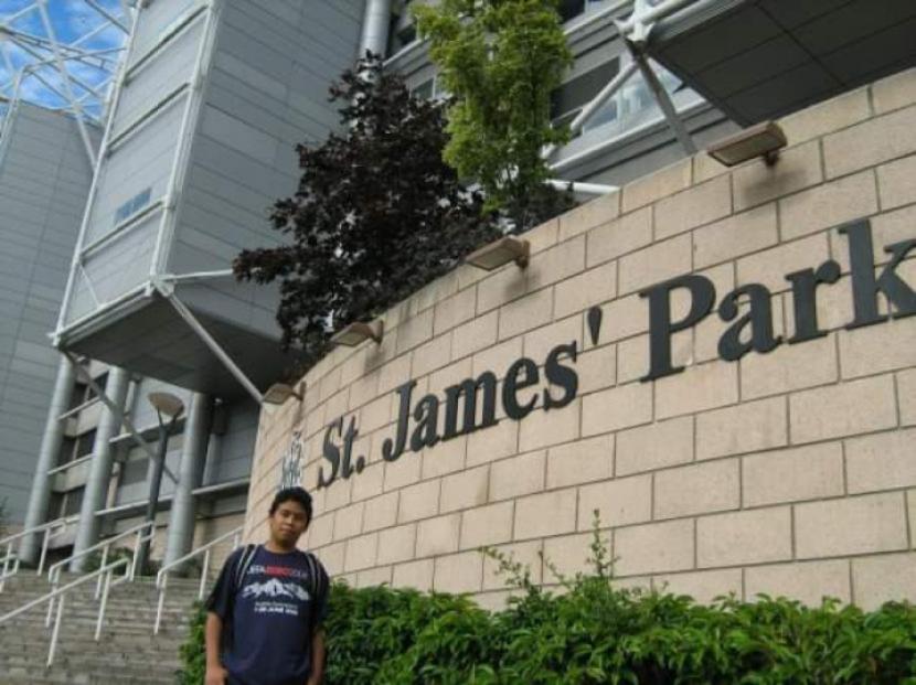 Newcastle: Stadion St James Park Newcastle Inggris