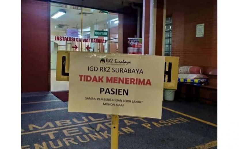 Sempat Tutup, IGD Rumah Sakit RKZ Surabaya Kembali Dibuka