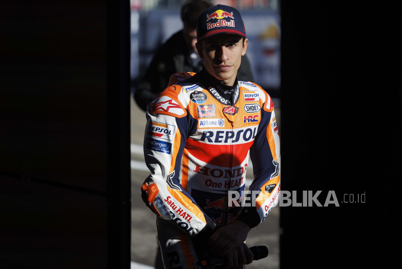 Pembalap MotoGP asal Spanyol Marc Marquez dari tim Repsol Honda. Marquez membagikan perjalanan kariernya lewat serial dokumenter 