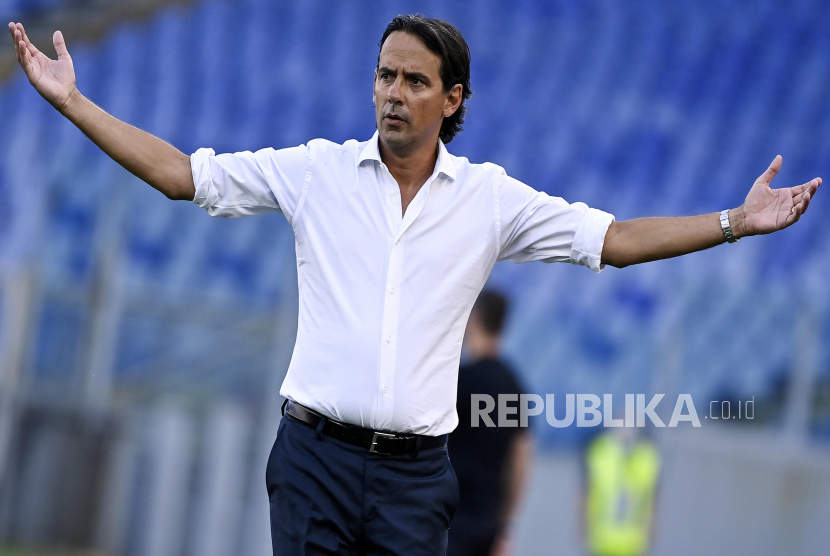  Pelatih Lazio Simone Inzaghi 