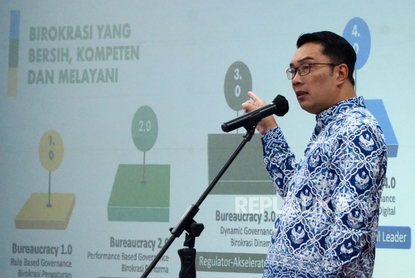 Gubernur Jawa Barat (Jabar), M Ridwan Kamil.