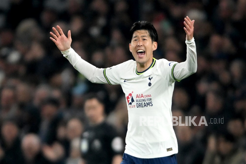 Penyerang Tottenham Hotspur asal Korsel, Son Heung-min, yang diminati klub Arab Saudi, Al Ittihad.