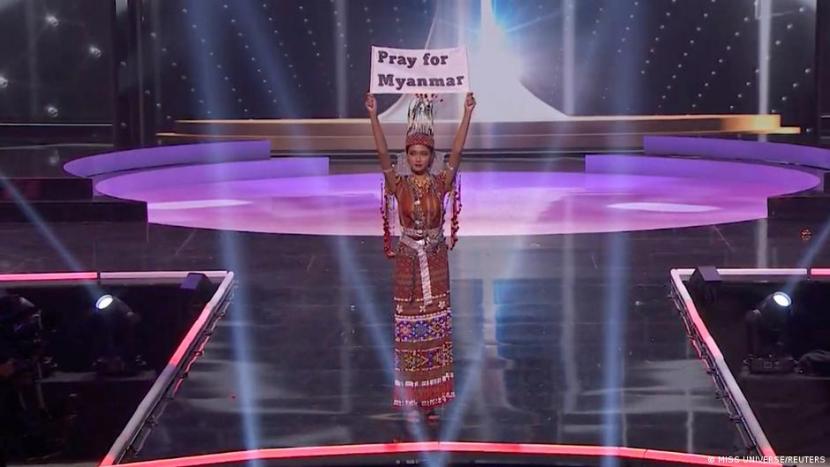 Kontestan Miss Universe dari Myanmar Desak Dunia Menentang Junta Militer