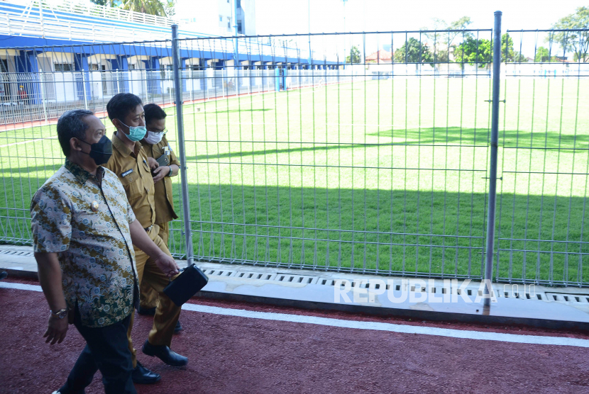 Wakil Wali Kota Bandung Yana Mulyana meninjau Stadion Persib (ilustrasi)