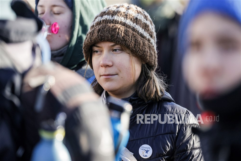  Aktivis iklim Swedia Greta Thunberg.