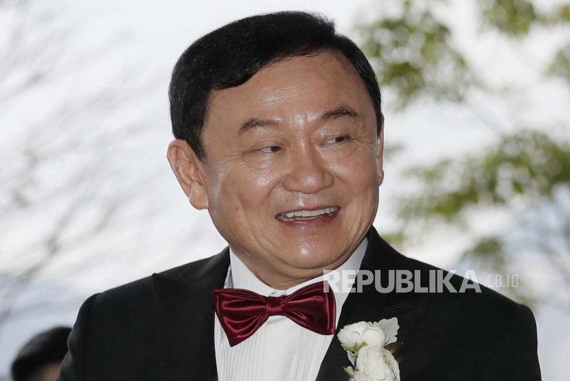 FILE - Mantan Perdana Menteri Thailand Thaksin Shinawatra.