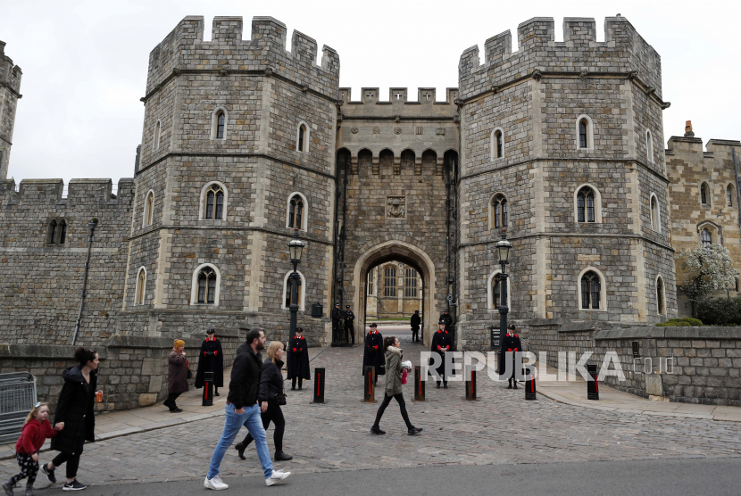 Demi keamanan, polisi Inggris ajukan larangan terbang di atas Kastil Windsor. Ilustrasi.