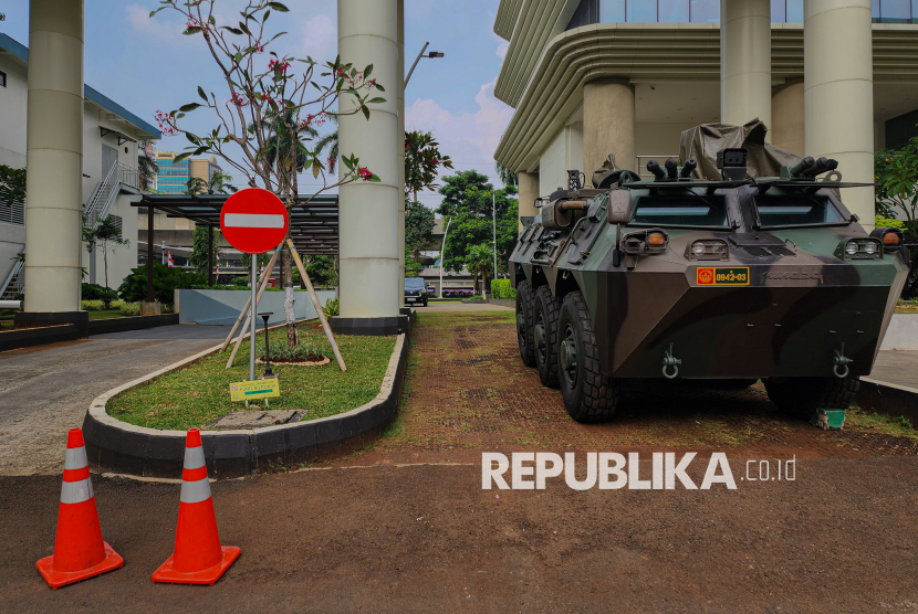 Dua Kendaraan Tempur TNI Terparkir di Gedung Kejagung, Ini Penjelasan Kapuspenkum