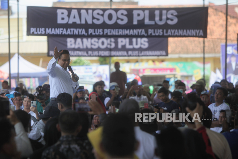 Calon presiden (capres) nomor urut 1, Anies Rasyid Baswedan.