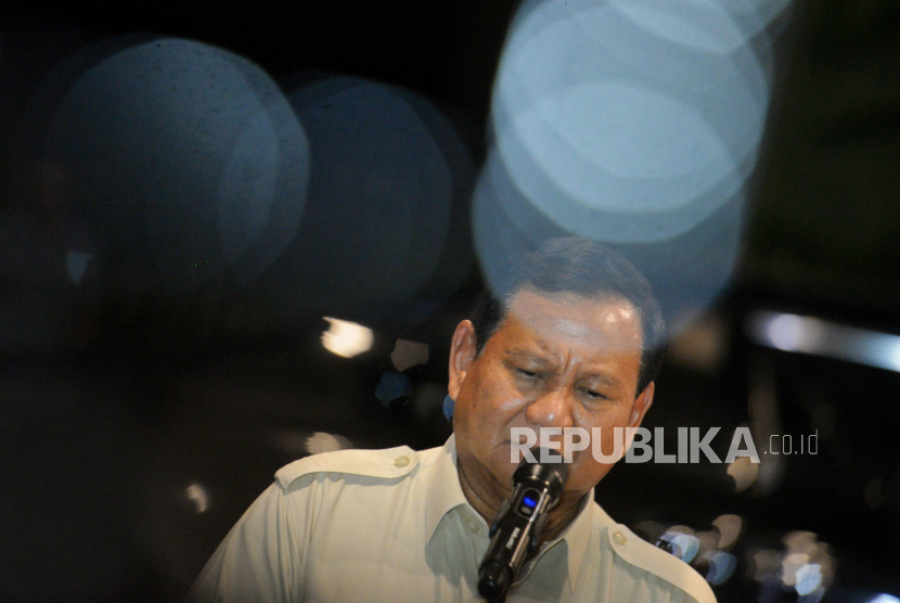 Menteri Pertahanan (Menhan) Prabowo Subianto.