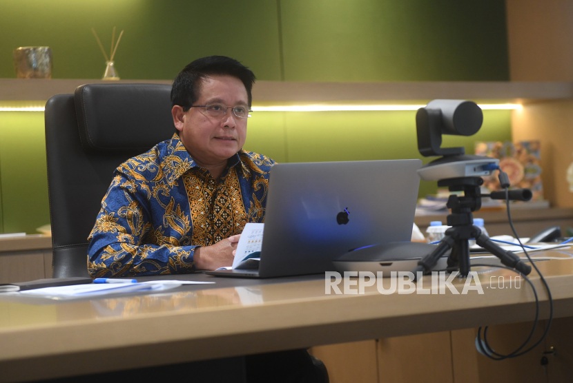 Direktur Utama Bank Syariah Indonesia Hery Gunardi. PT Bank Syariah Indonesia Tbk membukukan laba bersih sebesar Rp 1,48 triliun pada semester pertama 2021.