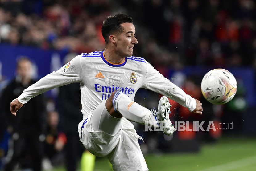 Pemain Real Madrid Lucas Vazquez 