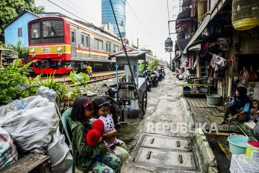Jumlah penduduk miskin di Jakarta (ilustrasi).