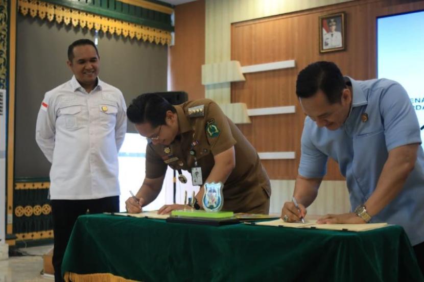 Pemkot Medan-Kejaksaan kerja sama kawal pembangunan berintegrtitas.