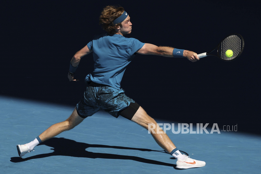  Petenis Rusia Andrey Rublev.