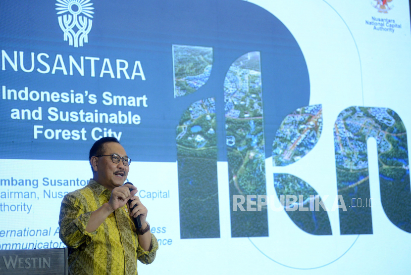 Kepala Otorita Ibu Kota Nusantara (IKN) Bambang Susantono mengatakan IKN ditargetkan menjadi kota nol emisi karbon pada 2030. (ilustrasi)