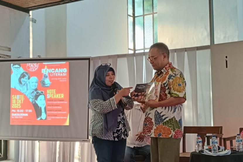 Samuel Wattimena: Literasi jadi kekuatan kembangkan ekonomi kreatif.