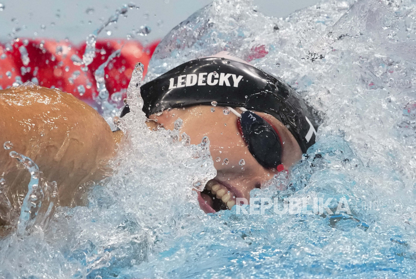 Katie Ledecky, perenang putri dari Amerika Serikat.