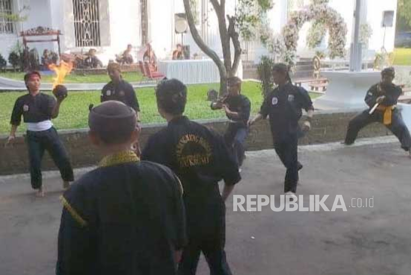 Pertunjukkan seni budaya silat di Sukabumi, (ilustrasi).