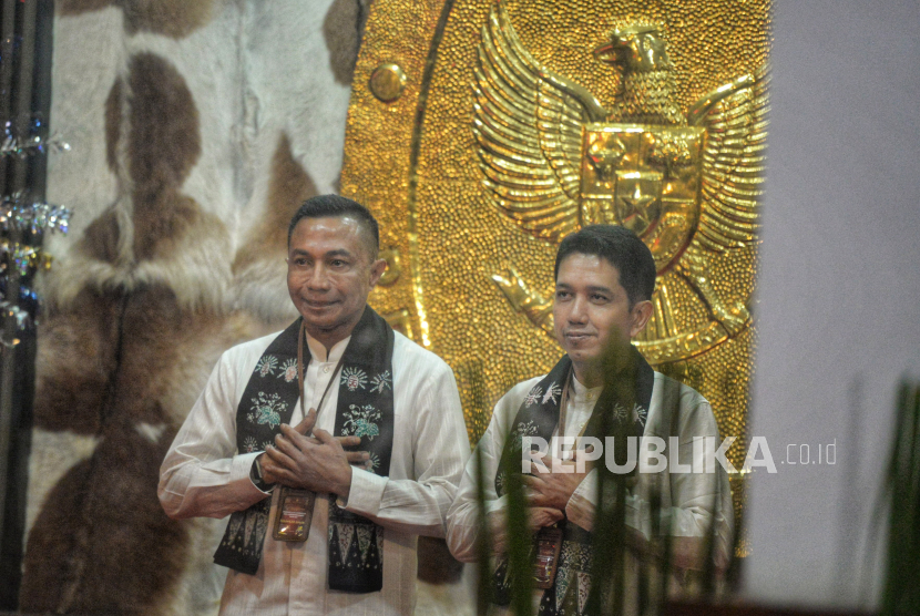 Pasangan calon gubernur dan wakil gubernur DKI Jakarta Dharma Pongrekun-Kun Wardana Abyoto.