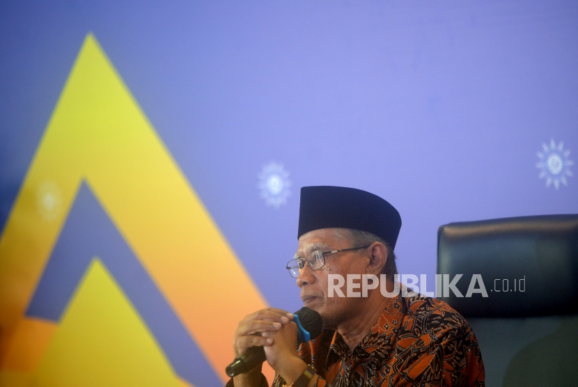 Ketua Umum PP Muhammadiyah Haedar Nashir. Muhammadiyah dan Kemenkes Kerja Sama Lima Transformasi Kesehatan Masyarakat