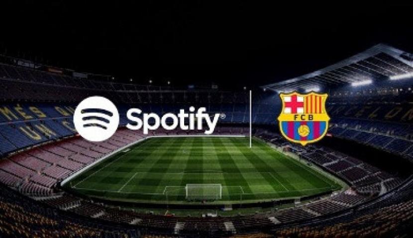 Spotify sebagai mitra utama klub FC Barcelona (Imamatul Silfia)