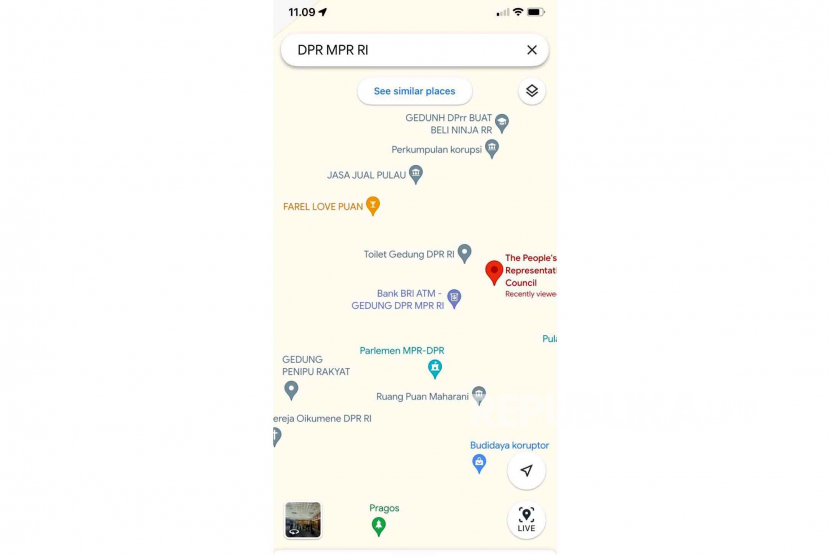 Olok Olok DPR Lewat Google Maps Dari Kandang Tikus Hingga Jasa Jual   007018300 1688446645 830 556 
