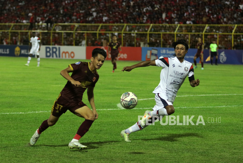 Pertandingan PSM Makassar melawan Arema FC ada laga BRI Liga 1 di Stadion Gelora BJ Habibie, Pare-Pare, Sulawesi Selatan, Sabtu (20/8/2022) silam.