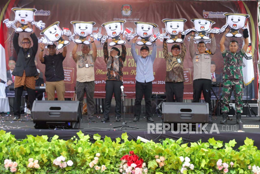 Maskot Pilkada 2024 Kabupaten Kuningan, yakni Pika dan Piku, diluncurkan