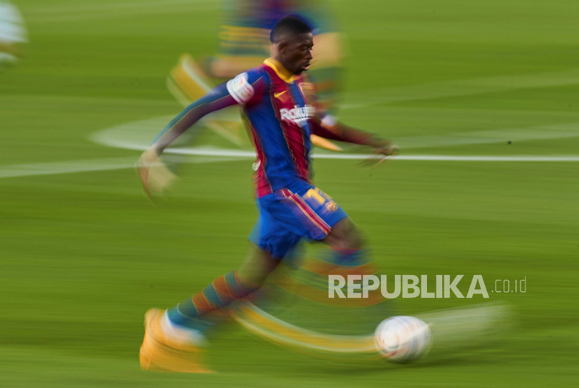 Striker FC Barcelona Ousmane Dembele.