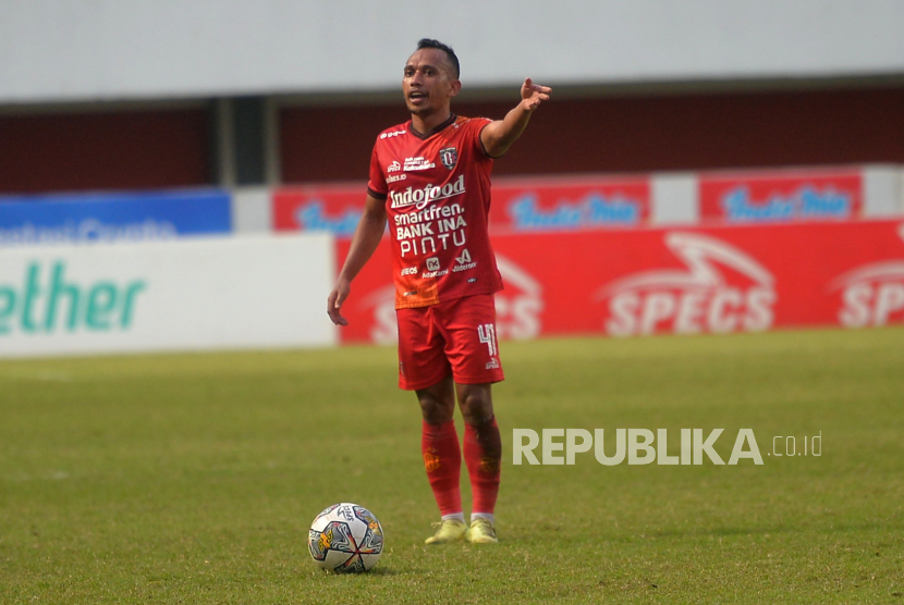 Gelandang serang Bali United FC, Irfan Jaya