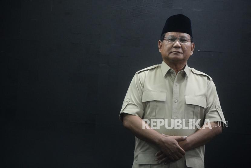 Ketua umum Partai Gerindra, Prabowo Subianto.
