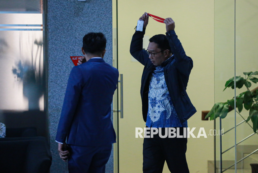 Ridwan Kamil Diperiksa KPK 6 Jam Terkait Kasus Pengadaan Iklan di Bank BJB