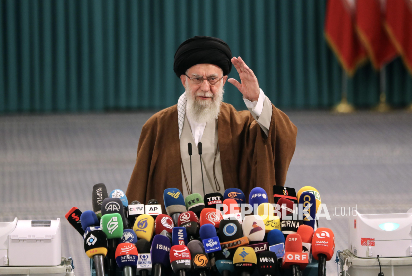 Ayatollah Ali Khamenei.