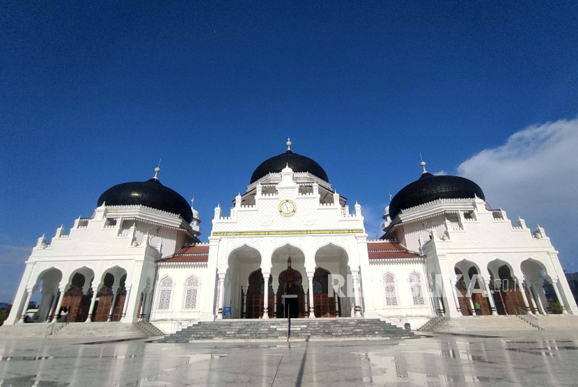 Masjid Baiturrahman, Banda Aceh, Provinsi Aceh.