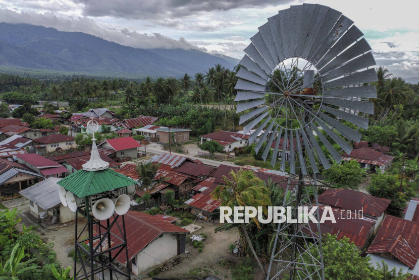 Inovatif, Masjid di Sigi Manfaatkan Tenaga Angin untuk Sumber Energi Listrik